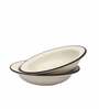 Siera 7 Inch White Ceramic (Set of 2) Quarter Plate