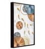 White Abaniko Fish Framed Canvas Print Art Print