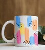 Abstract coffee mug