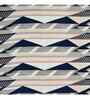 White Abstract 144 TC Cotton Queen Sized Bedsheet Bedsheet 2 Pillow Prime Collection