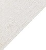 White Abstract Cotton 8 Ft X 5 Ft Hand Tufted Dhurrie