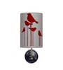 White Acrylic and Handmade Paper Wall Light