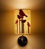 White Acrylic and Handmade Paper Wall Light