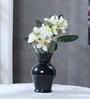 Black Acrylic Classic Urn Table Vase