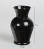 Black Acrylic Classic Urn Table Vase