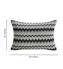 Grey Geometric Acrylic 14 x 20 Inches Cushion Cover