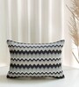 Grey Geometric Acrylic 14 x 20 Inches Cushion Cover