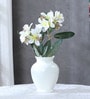 White Acrylic Ginger Table Vase