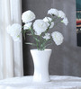 White Acrylic Handtied Table Vase