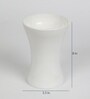 White Acrylic Handtied Table Vase
