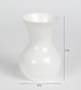 White Acrylic Sweetheart Table Vase