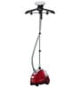 White Adjustable Garment Steamer with Hanger & Fabric Brush