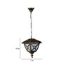Alias Antique Gold Aluminium Hanging Light