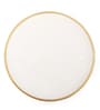 White Aluminium 12 Inch Appetizer Platters