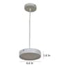 Oval White Aluminium LED Ceiling Lights