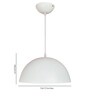 White Metal Single Hanging Lights