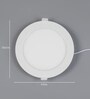Natural White 12 Watts LED Aluminium Round Panel Light
