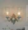 White Aluminium Uplight Wall Scones
