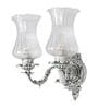 White Aluminium Uplight Wall Scones