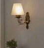Metal Wall Mounted Uplight Sconce (Brass)
