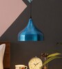 Oren Blue Metal Hanging Light