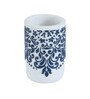 White And Blue Polyresin 4Pcs Bath Set