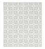 Sage Botanical Design Soft Acrylic Throw Blanket