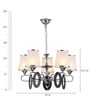 Silver Metal Chandelier