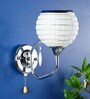 Erika Silver Metal Wall Sconces