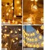 Frosted White and Yellow 3 Meter LED String Light