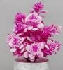 Pink Artificial Plants with White Pot