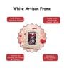 White Artisian Photo Frame