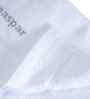White Bamboo Cotton Solid 650 GSM Hand Towel Set (2Pc)
