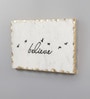 White Believe Digital Printed Marble Abstract Art Print
