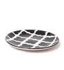 Dane 10.5 Inch Black & White Dinner Plate