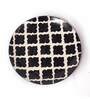 Dane 10.5 Inch Black & White Dinner Plate