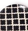 Dane 10.5 Inch Black & White Dinner Plate