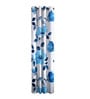 White Polyester Velvet Floral 7FT Light Filtering Eyelet Door Curtains (Pack of 1)