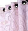 Multicolour Polyester Velvet Ethnic Motif 7FT Light Filtering Eyelet Door Curtains (Pack of 1)