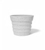 White BR Marble Round 18 Inches Planter