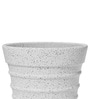 White BR Marble Round 18 Inches Planter