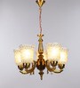 White Glass Chandelier