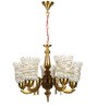 White Glass Chandelier