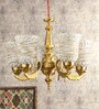 White Glass Chandelier