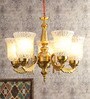 White Glass Chandelier