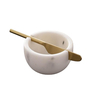 White Butter Bowl With Spreader