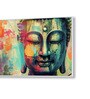 Canvas Framed Buddha Head Wall Painting