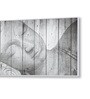 Canvas Framed Buddha Statue in Timeless Monochrome Elegance Wall Painting