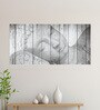 Canvas Framed Buddha Statue in Timeless Monochrome Elegance Wall Painting