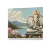Canvas Framed Divine Ganesha Prosperity and Wisdom Wall Painting
